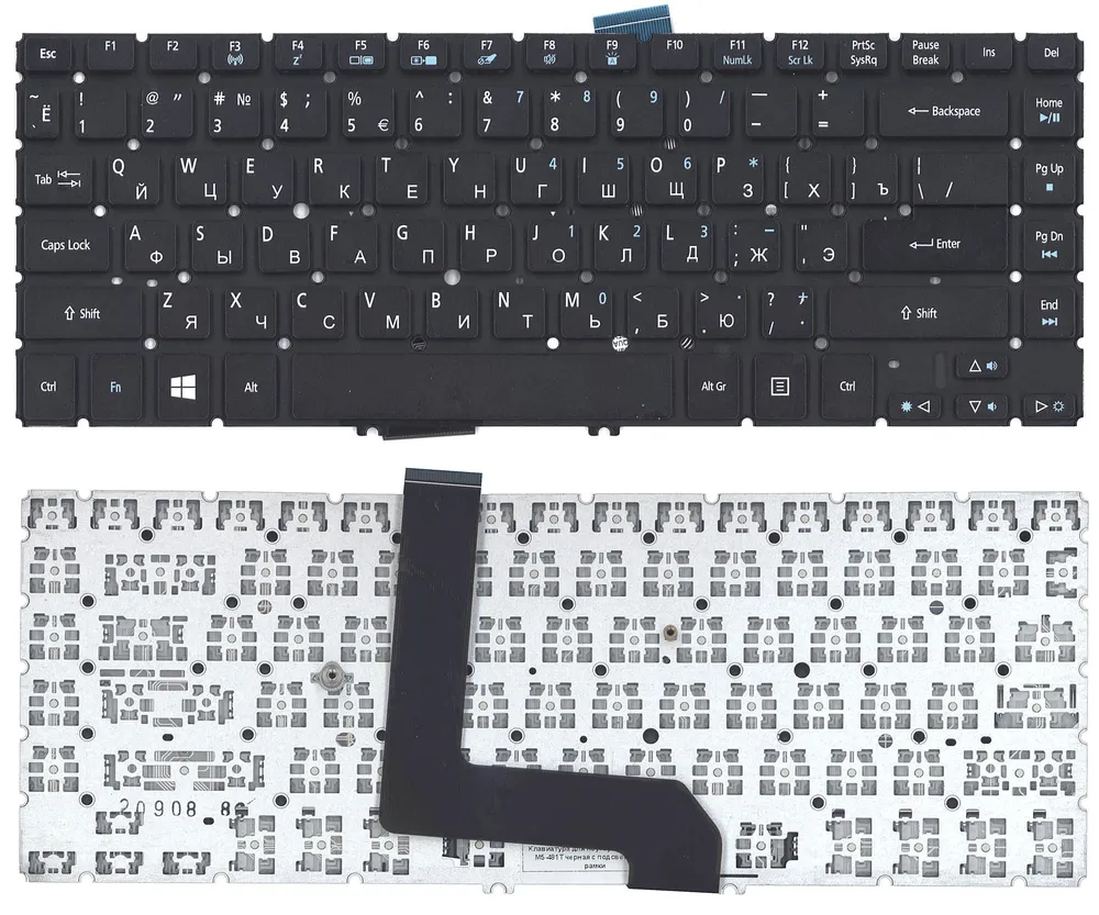 

Клавиатура для ноутбуков Acer Aspire M5-481, M5-481G, M5-481PT, M5-481PTG, M5-481T, M5-481