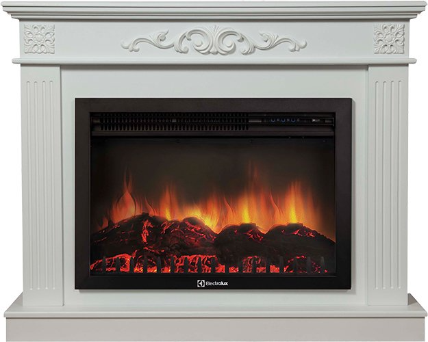 

Каминокомплект Electrolux Noce 30 с очагом EFP/P-3020LS белый, Electrolux Noce 30 с очагом EFP/P-3020LS