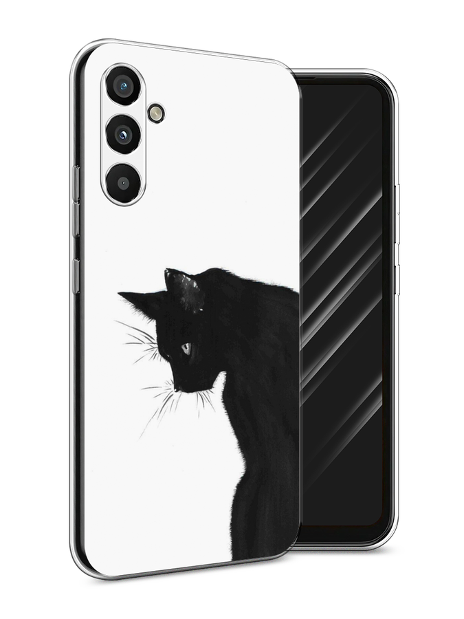 

Чехол Awog на Samsung Galaxy A34 "Black cat", Черный;белый, 2107850-1