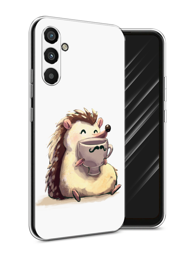 

Чехол Awog на Samsung Galaxy A34 "Еж кофеман", Белый;коричневый;бежевый, 2107850-10