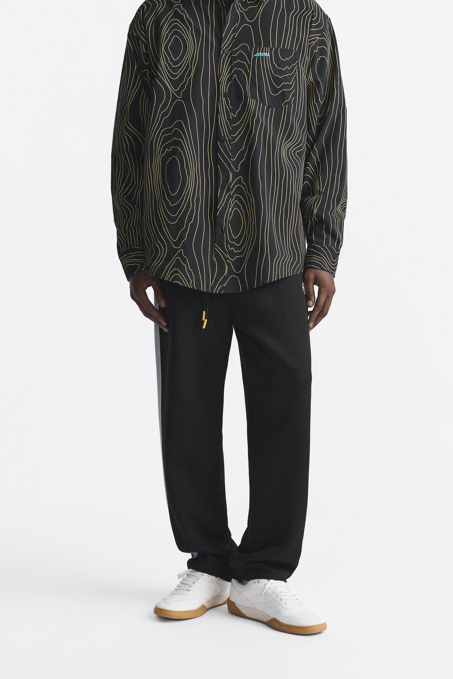 

Брюки мужские ZARA 05755446 черные XL (доставка из-за рубежа), Черный, 05755446