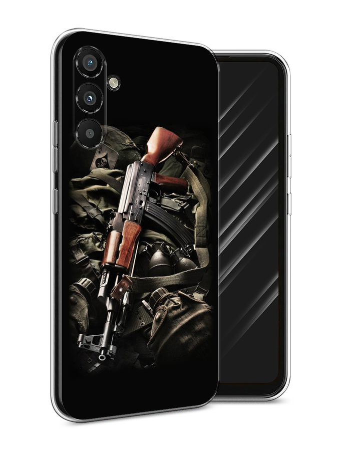 

Чехол Awog на Samsung Galaxy A34 "Автомат", Черный;коричневый;серый, 2107850-5