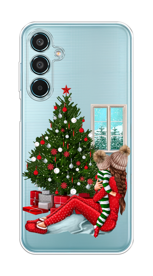 

Чехол на Samsung Galaxy M35 "Новый год с мамой", Красный;зеленый;голубой, 2110050-1