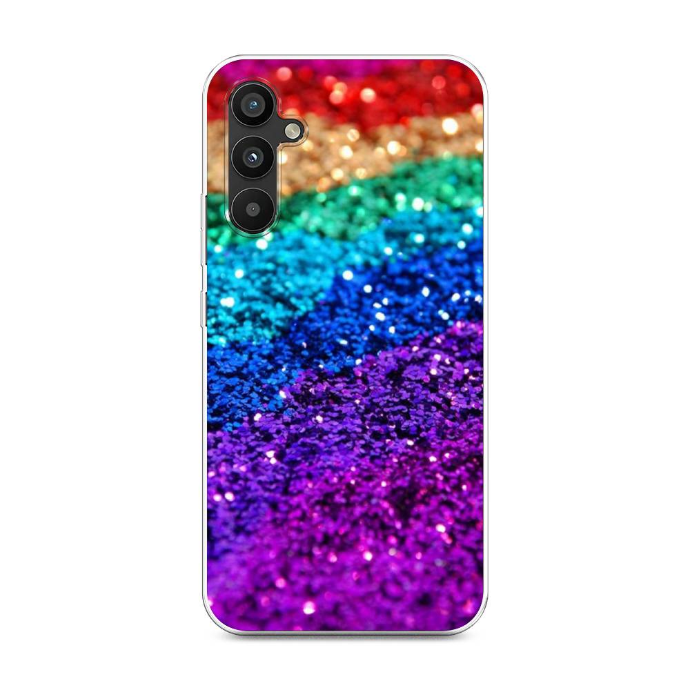 

Чехол Awog для Samsung Galaxy A34 "Блестящая радуга рисунок", Разноцветный, 2107850-3