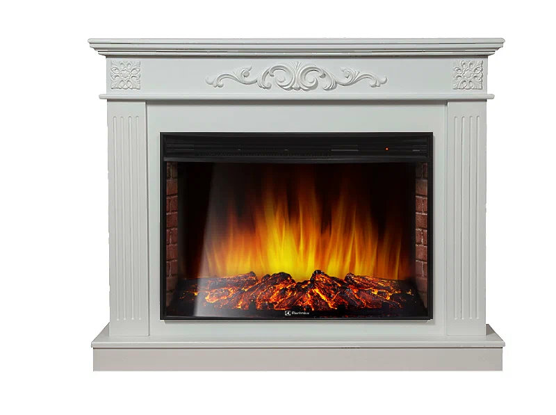 

Каминокомплект Electrolux Noce 25 с очагом EFP/P-2720RLS белый, Electrolux Noce 25 с очагом EFP/P-2720RLS