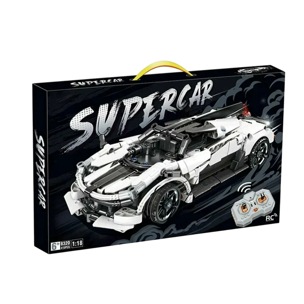 

Конструктор гоночная машина "Supercar с пультом ДУ" / 8320 / 415 деталей, Г-5-298