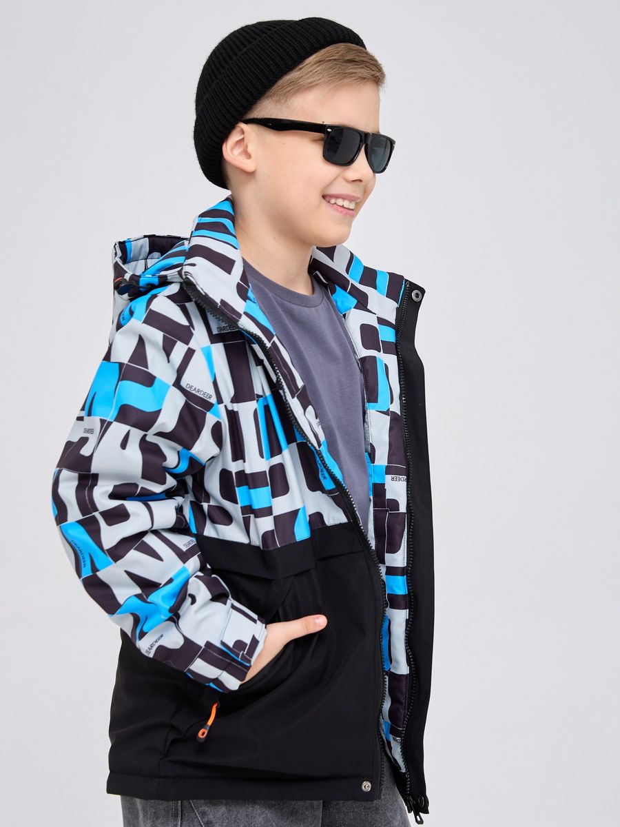 Куртка Britt 6388, черно-синий, 122