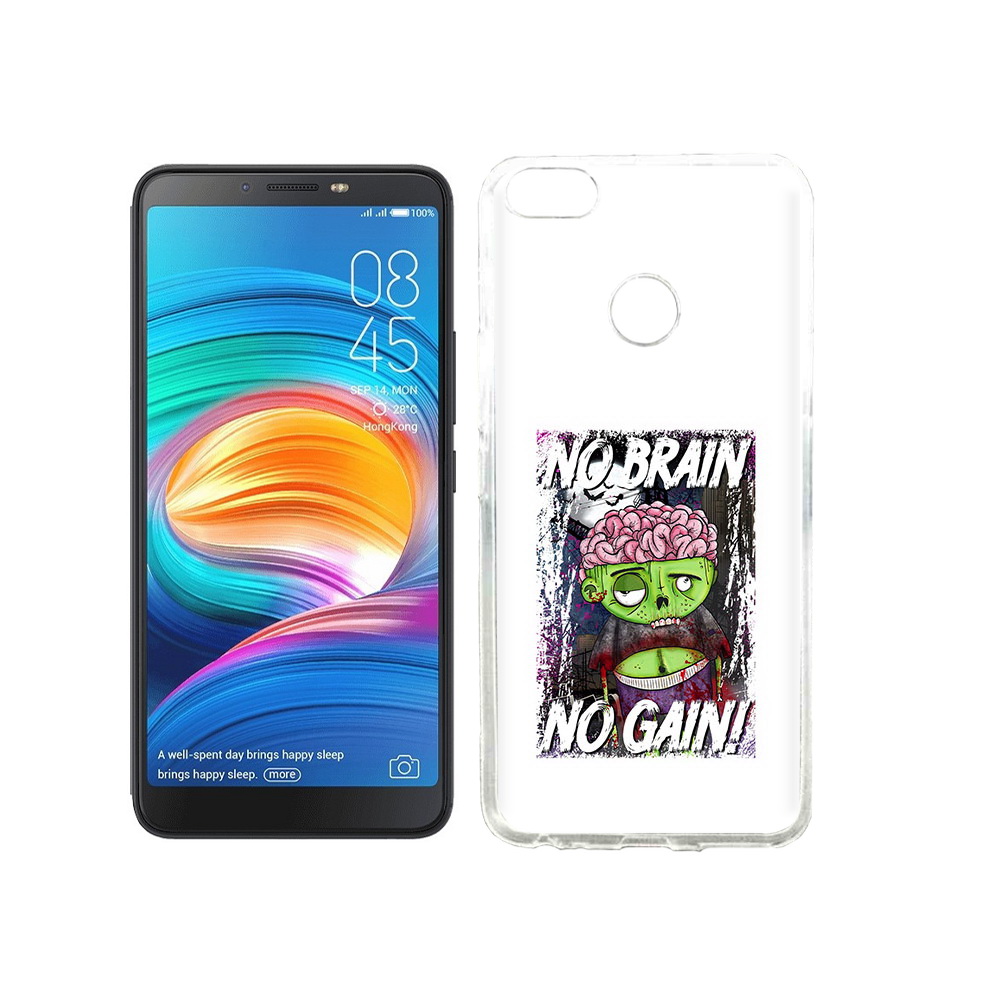 

Чехол MyPads Tocco для Tecno Camon X глупый зомби, Прозрачный, Tocco