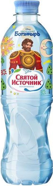 

Вода питьевая Святой Источник Последний богатырь негазированная 0,5 л