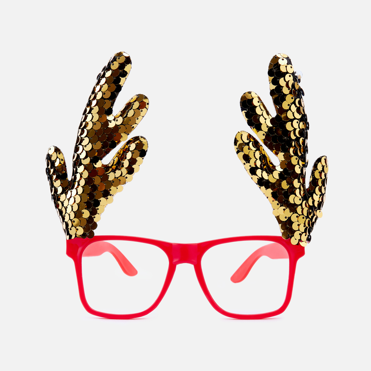 Из Китая: Очки карнавальные Maxprime с рогами оленя, 20x15 см