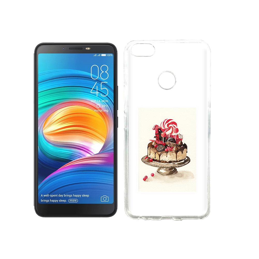 

Чехол MyPads Tocco для Tecno Camon X вкусный торт, Прозрачный, Tocco