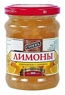 

Протертые фрукты Стоевъ лимон с сахаром 280 г
