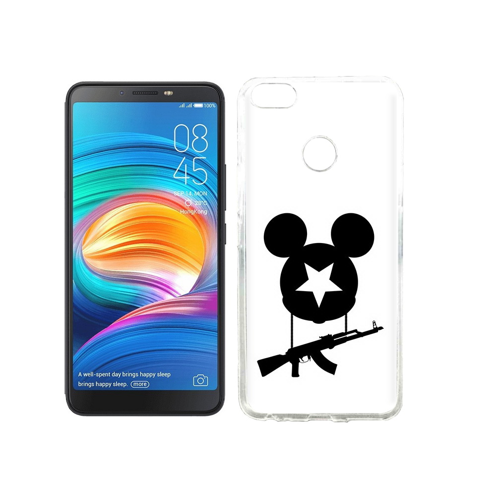 

Чехол MyPads Tocco для Tecno Camon X АК Микки, Прозрачный, Tocco