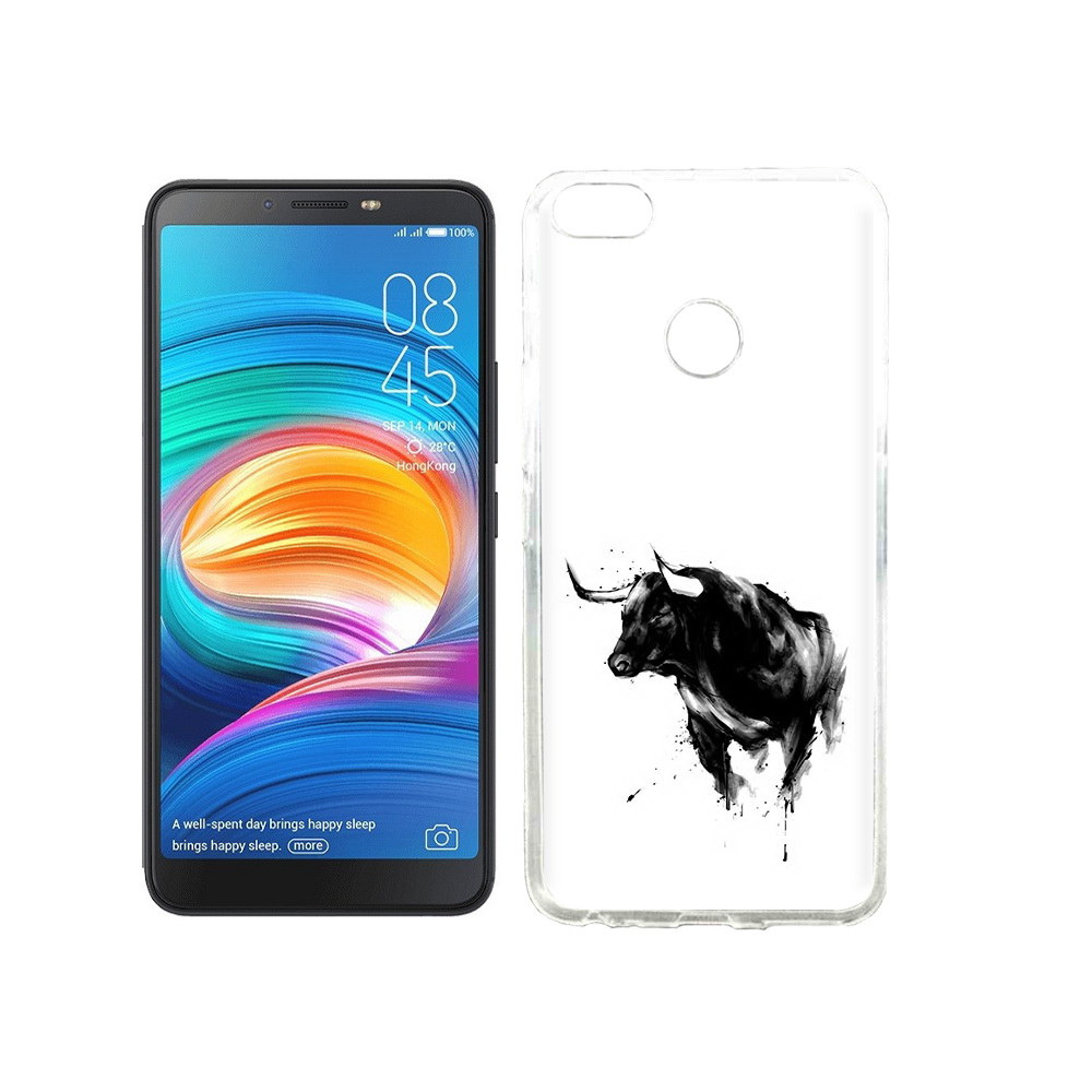 

Чехол MyPads Tocco для Tecno Camon X бык, Прозрачный, Tocco