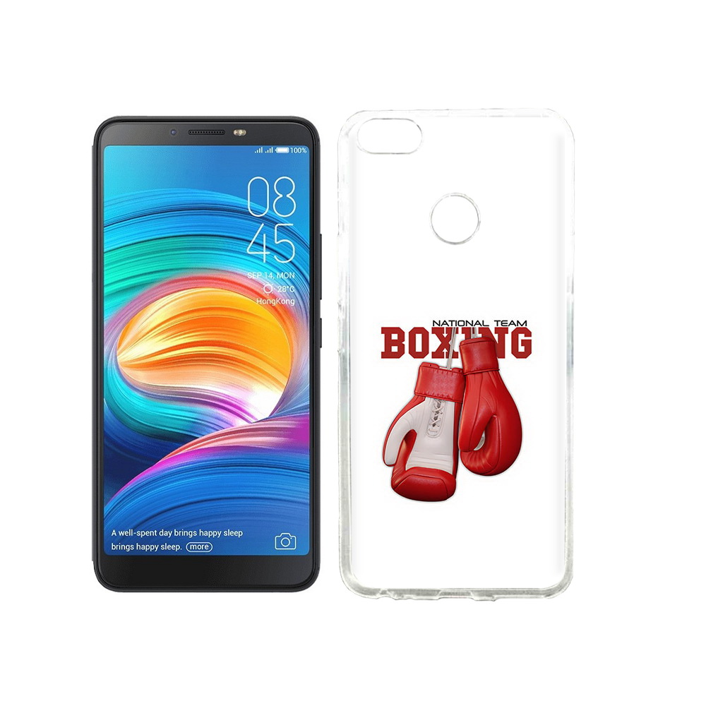 

Чехол MyPads Tocco для Tecno Camon X боксерские перчатки, Прозрачный, Tocco