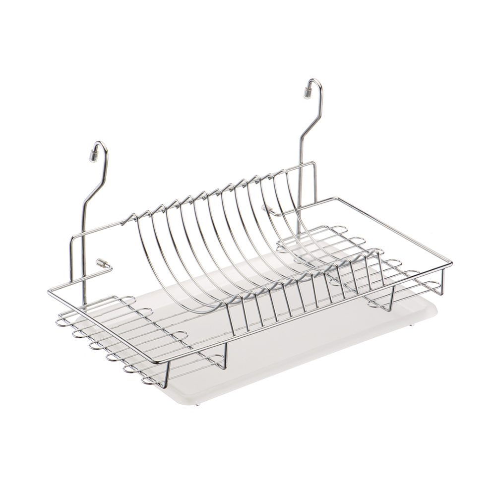 Сушка для посуды на рейлинг 445х265х255 мм хром Rejs