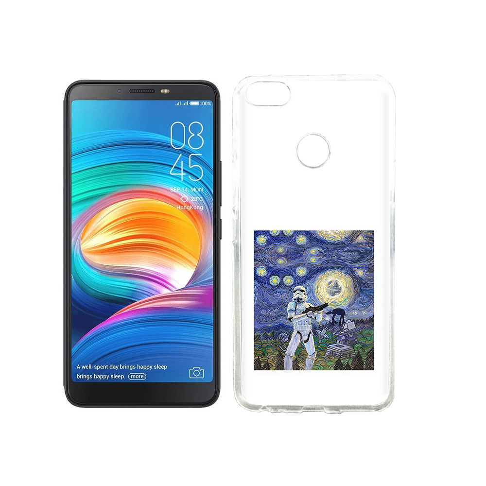 

Чехол MyPads Tocco для Tecno Camon X star wars звездная ночь, Прозрачный, Tocco