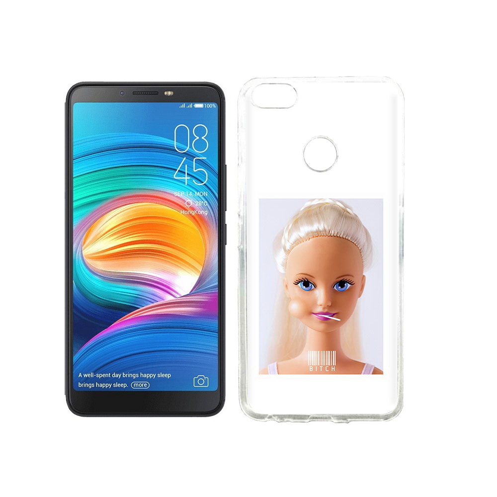 

Чехол MyPads Tocco для Tecno Camon X барби, Прозрачный, Tocco