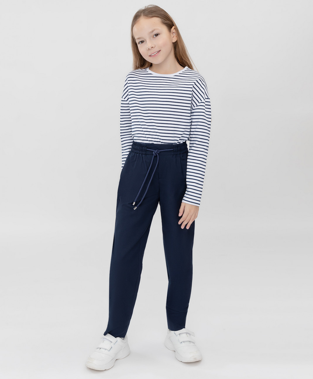 

Брюки детские Button Blue 222BBGS63031000 цв. синий р. 122, 222BBGS63031000