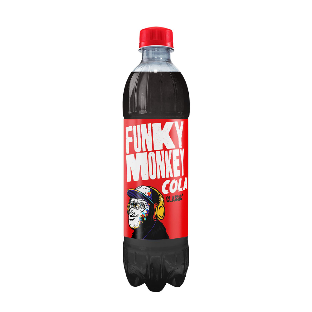

Газированный напиток Funky Monkey Кола сильногазированный 0,5 л