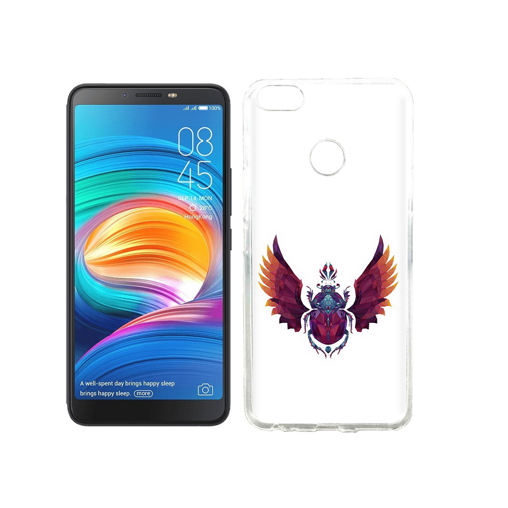 

Чехол MyPads Tocco для Tecno Camon X алмазный скоробей, Прозрачный, Tocco