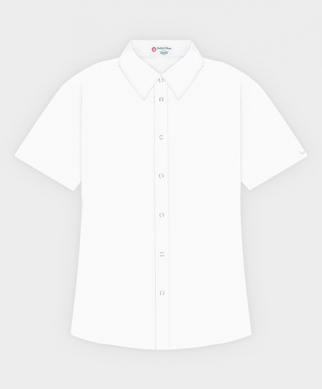 

Рубашка детская Button Blue 222BBBS23050205 цв. белый р. 152, 222BBBS23050205