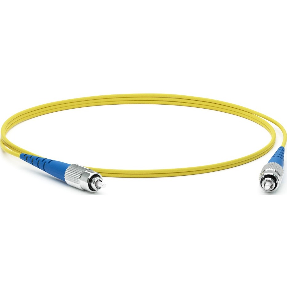 Патч-корд волоконно-оптический Hyperline FC-S2-9-FC/UR-FC/UR-H-2M-LSZH-YL 2.0m