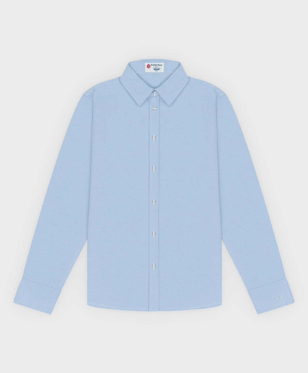 

Рубашка детская Button Blue 222BBBS23021800 цв. голубой р. 122, 222BBBS23021800