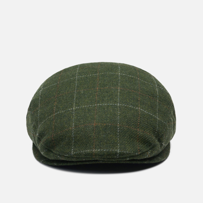 фото Кепка реглан мужская hackett brighton driver tweed зелёная, р. 57