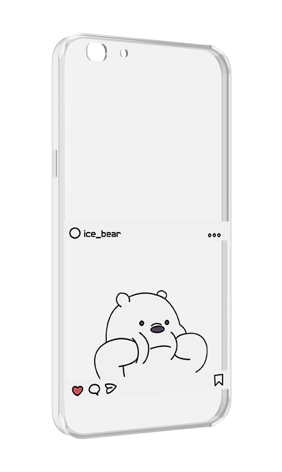 

Чехол MyPads ледяной-медведь для Oppo A77/F3 (2017 год), Прозрачный, Tocco