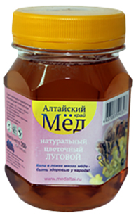 

Мед Алтайский пчелоцентр цветочный шестигранник 350 г