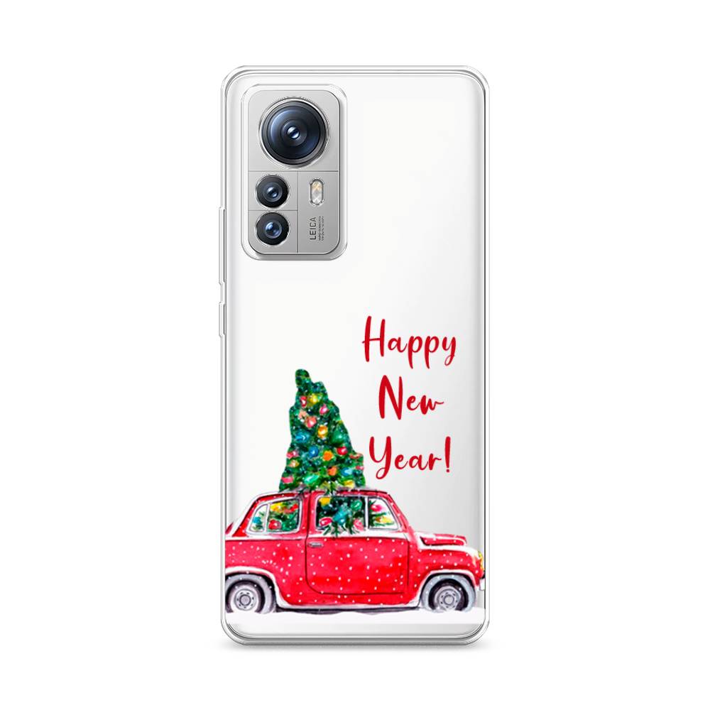 

Чехол на Xiaomi 12S Pro "Happy New Year", Красный;зеленый, 316150-5