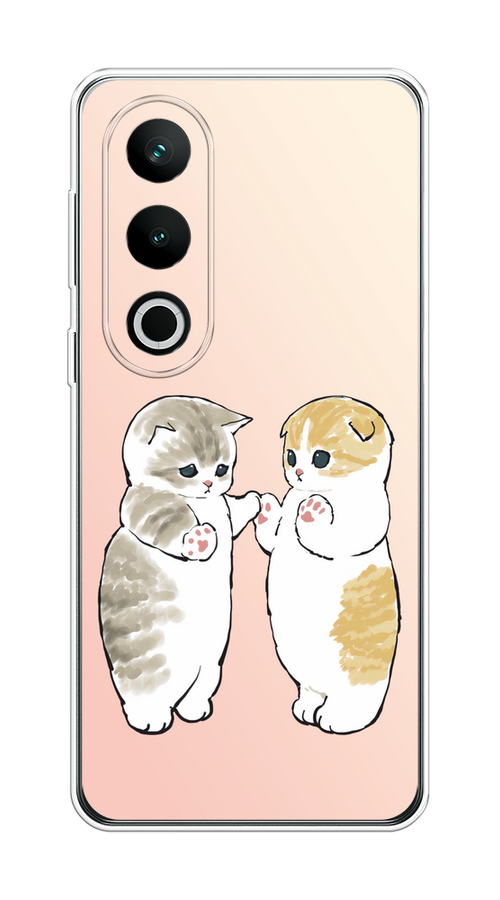 

Чехол на Oneplus Nord CE4 "Пухлые котики", Розовый;бежевый;серый, 154750-1
