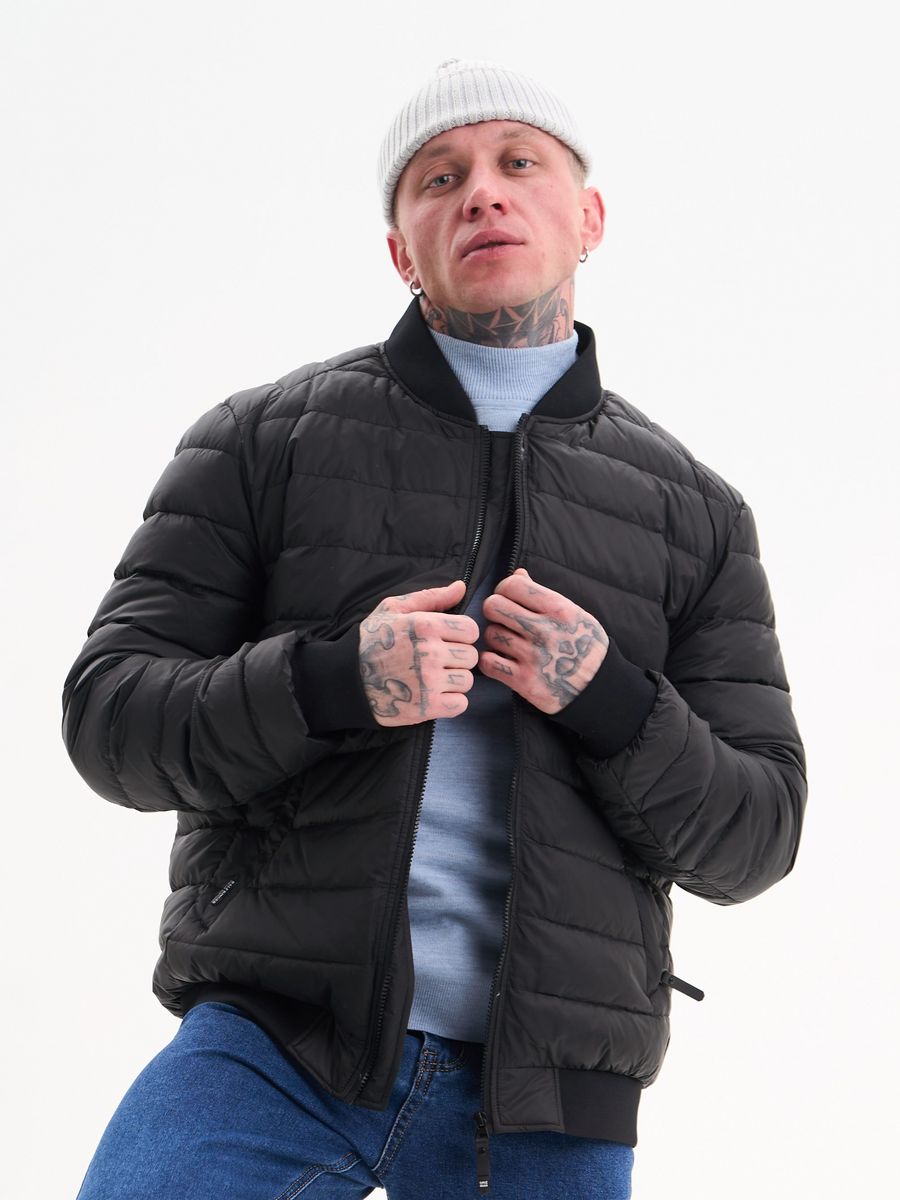 

Бомбер мужской Grizman 73481 черный 52 RU, 73481