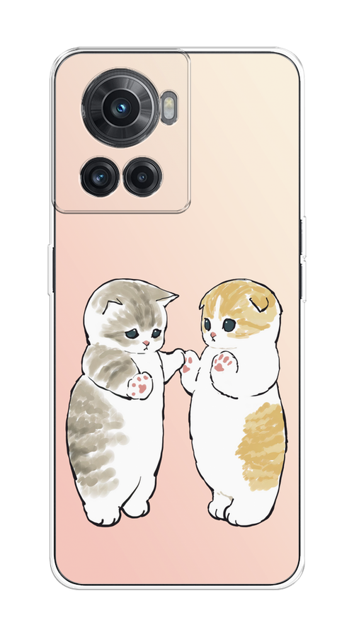 

Чехол на OnePlus 10R/Ace "Пухлые котики", Розовый;бежевый;серый, 152950-1