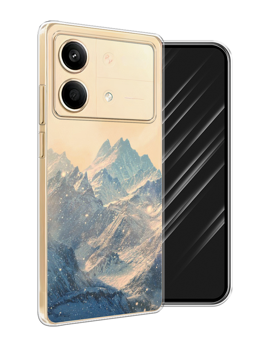 

Чехол Awog на Poco X6 Neo "Горы арт 2", Серый, 321950-1