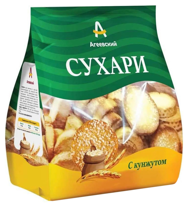 

Сухари Агеевский с кунжутом 250 г