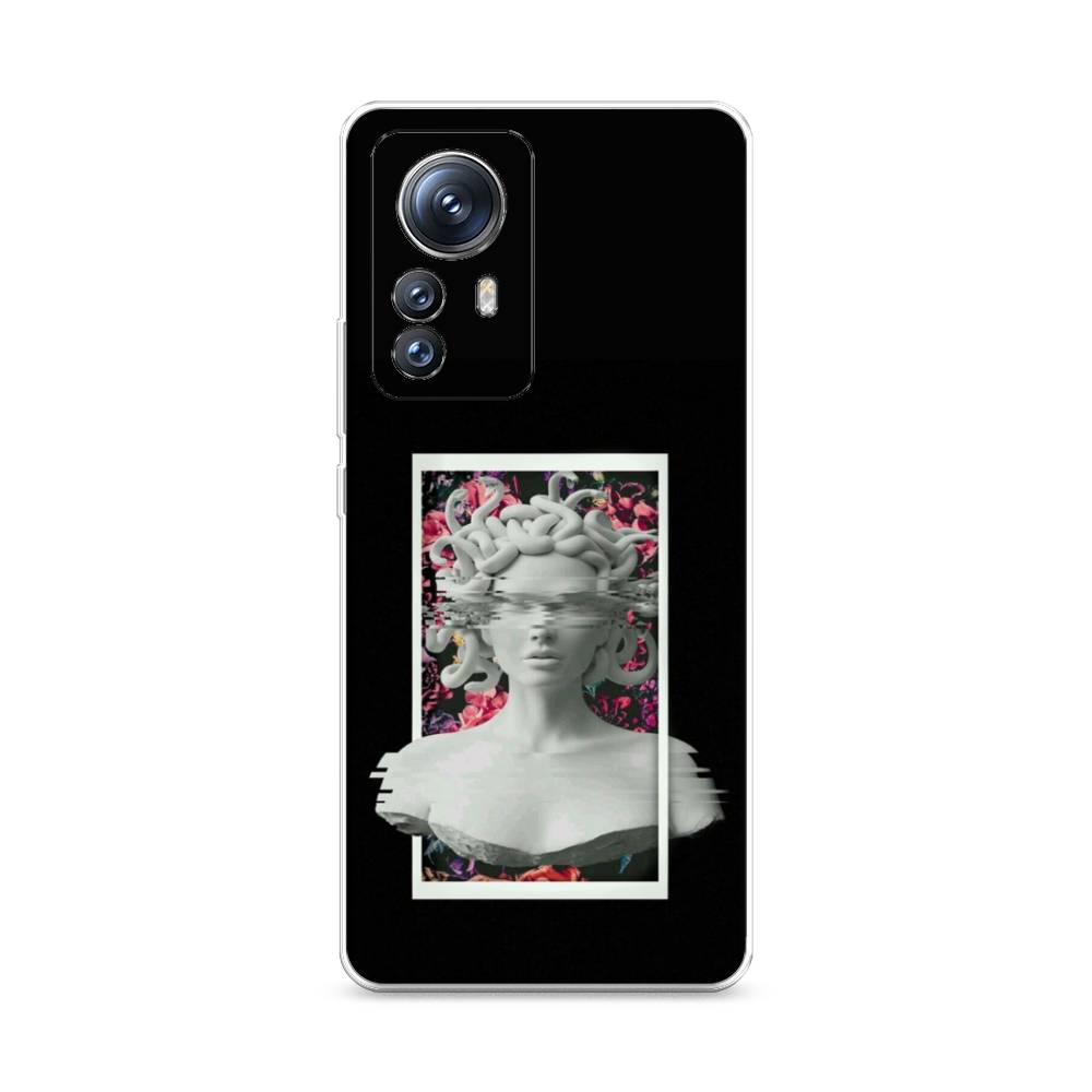 

Чехол на Xiaomi 12S Pro "Web Punk Медуза Горгона", Черный;серый, 316150-6