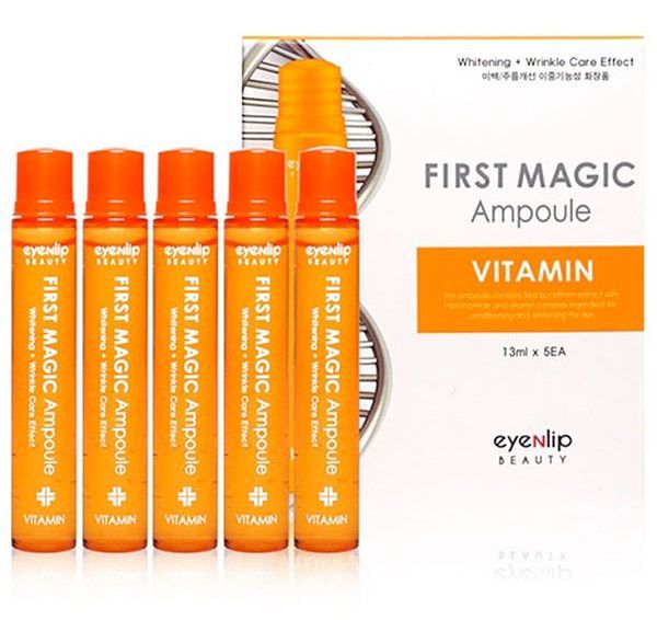 Купить Сыворотка для лица Eyenlip First Magic Ampoule Vitamin 5 шт. по 13 мл