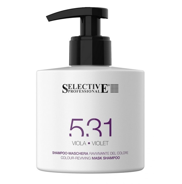 Шампунь-маска для возобновления цвета волос Selective Professional 531, фиолетовый 275 мл