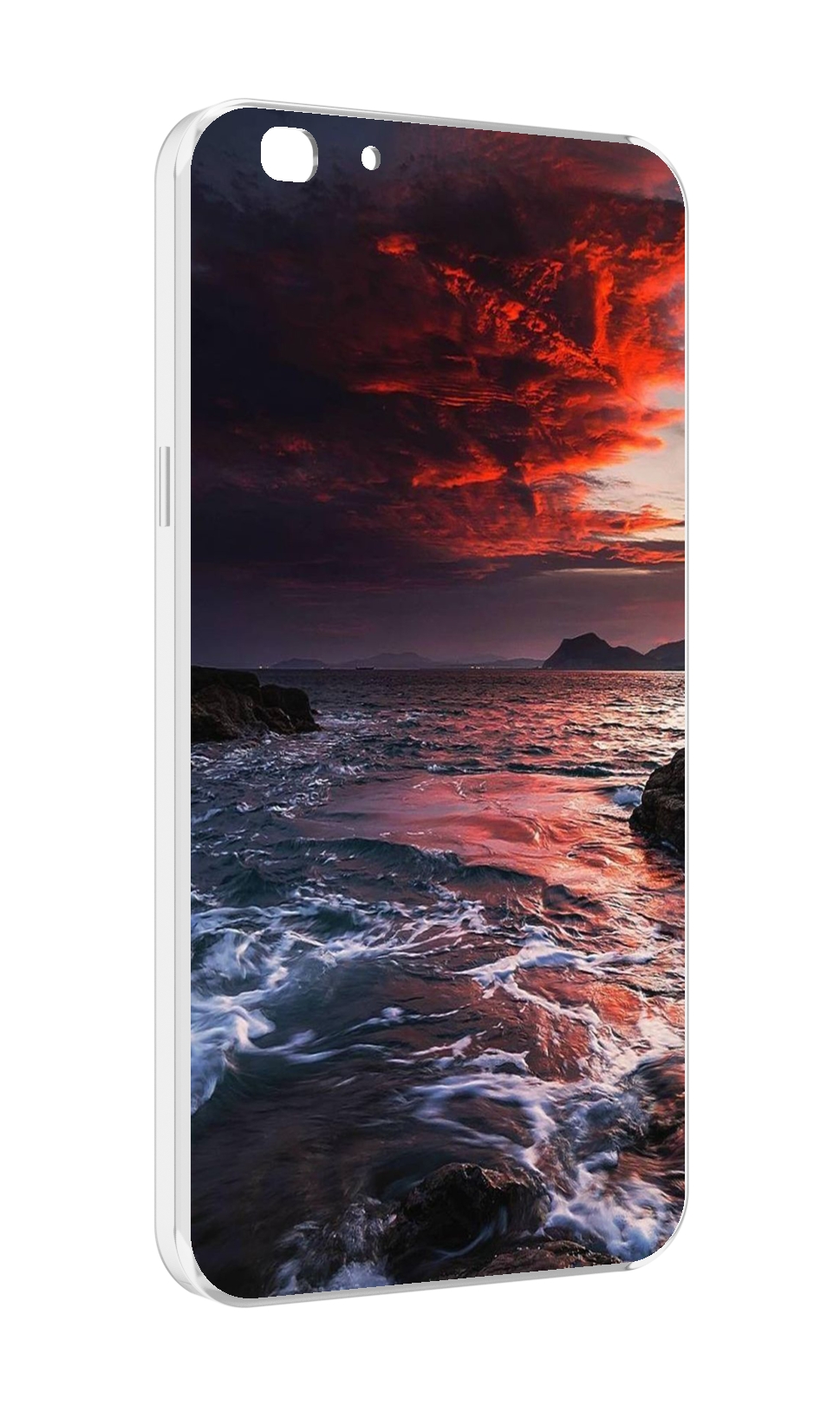 

Чехол MyPads красивый залив для Oppo A77/F3 (2017 год), Прозрачный, Tocco