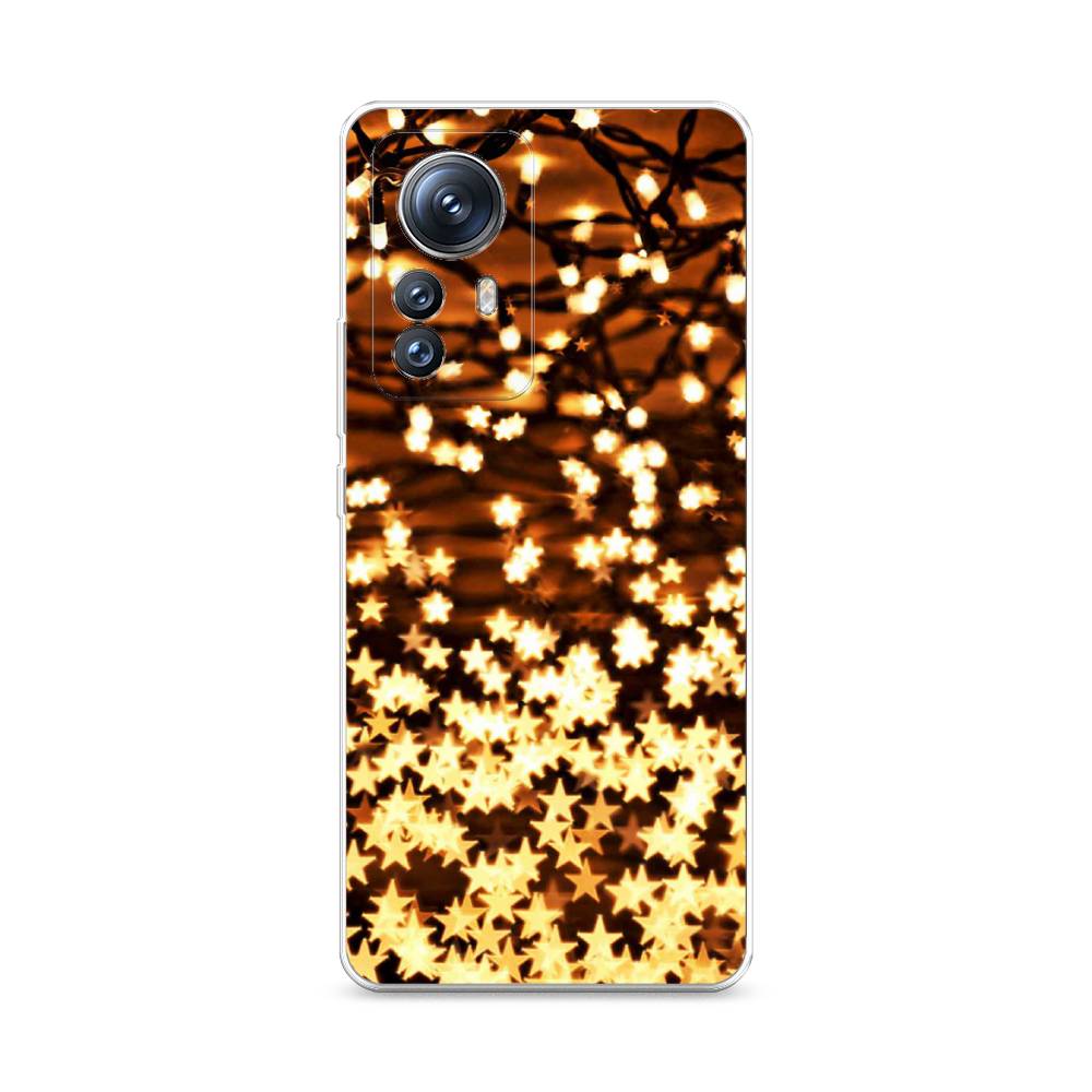 

Чехол на Xiaomi 12S Pro "Новогодняя гирлянда", Золотистый, 316150-5