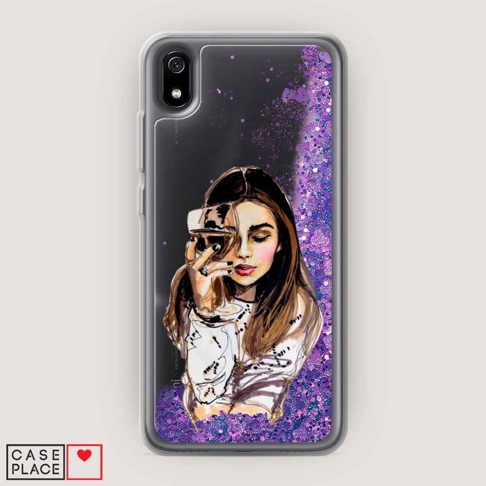 

Чехол Awog на Xiaomi Redmi 7A "Девушка с бокалом", Разноцветный, 35492-1