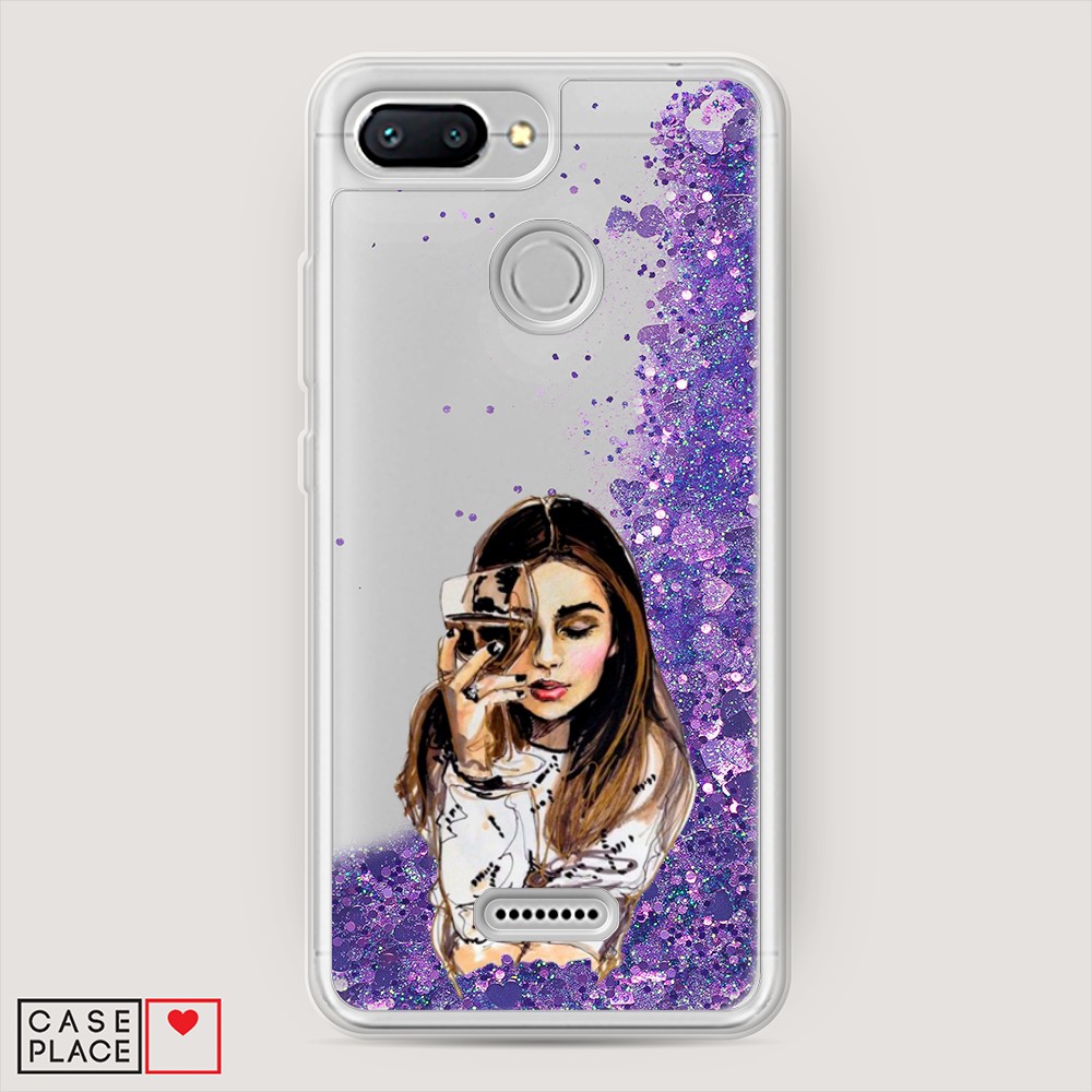 

Чехол Awog на Xiaomi Redmi 6 "Девушка с бокалом", Разноцветный, 33892-1