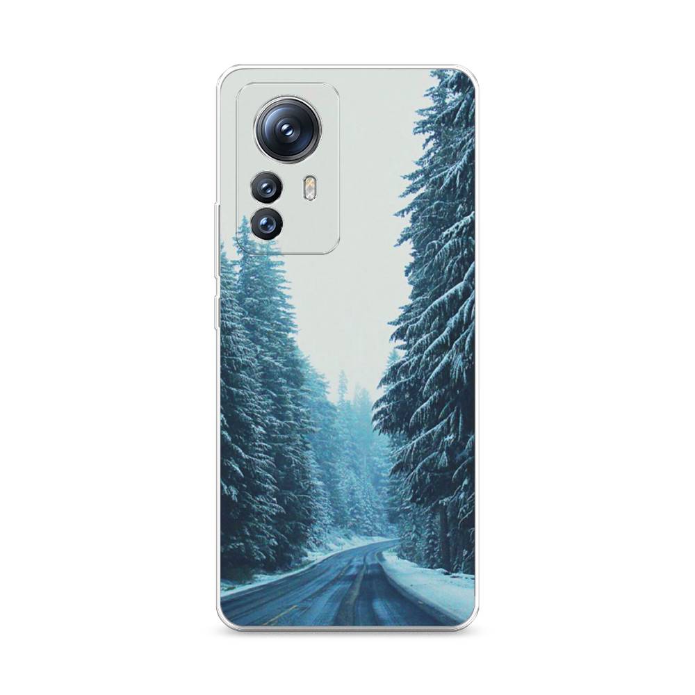 

Чехол на Xiaomi 12S Pro "Зима 9", Бежевый;голубой;черный, 316150-2