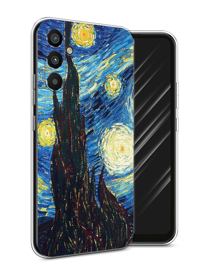 

Чехол Awog на Samsung Galaxy A34 "Ван Гог Звездная ночь", Желтый, 2107850-9