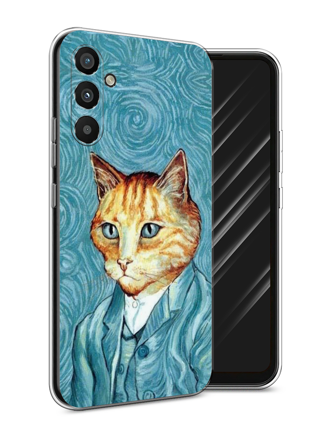 

Чехол Awog на Samsung Galaxy A34 "Кот Ван Гог", Голубой;коричневый, 2107850-2
