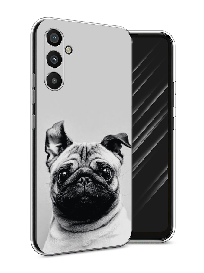 

Чехол Awog на Samsung Galaxy A34 "Ушастый мопс", Серый, 2107850-1