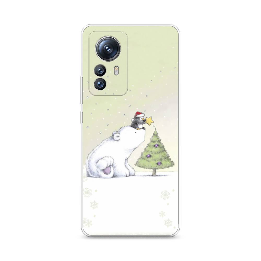 

Чехол на Xiaomi 12S Pro "Украшение елки", Белый;бежевый, 316150-5