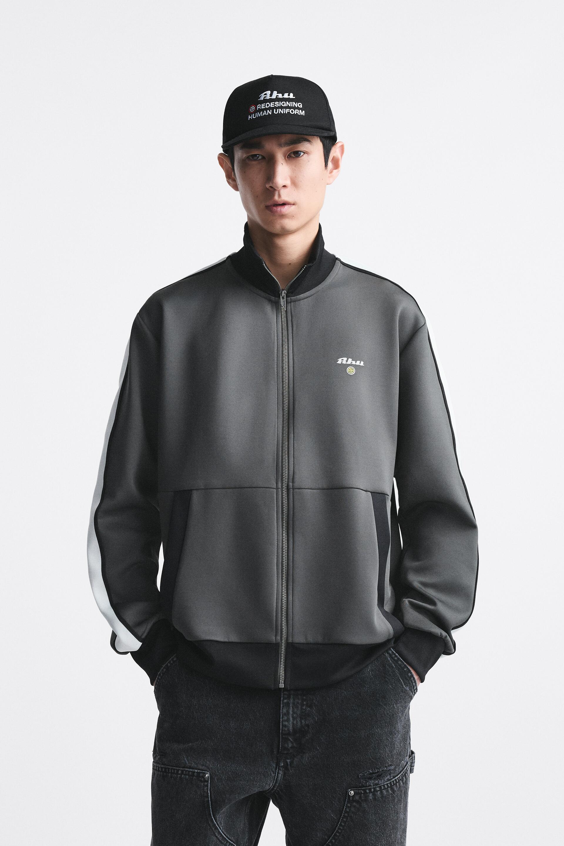 

Толстовка мужская ZARA 05372406 серая M (доставка из-за рубежа), Серый, 05372406